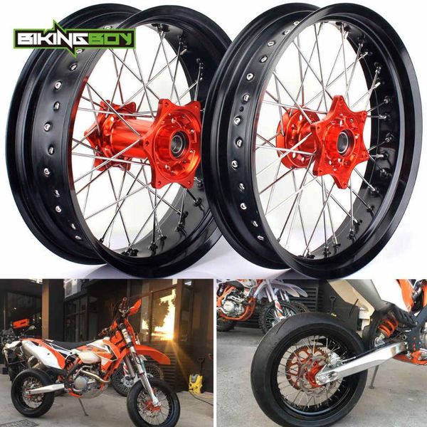 bikingboy for exc mxc sxf sxs mx sx gs 125-540 250 350 450 500 front rear 3.5 5.0 / 4.5 / 4.25 17" supermoto wheel rim hub
bikingboy for exc mxc sxf sxs mx sx gs 125-540 250 350 450 500 front rear 3.5 5.0 / 4.5 / 4.25 17" supermoto wheel rim hub