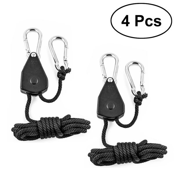 4pcs 1/8 inch heavy duty adjustable grow light ratchet rope hanger for grow light fixtures gardening
4pcs 1/8 inch heavy duty adjustable grow light ratchet rope hanger for grow light fixtures gardening
