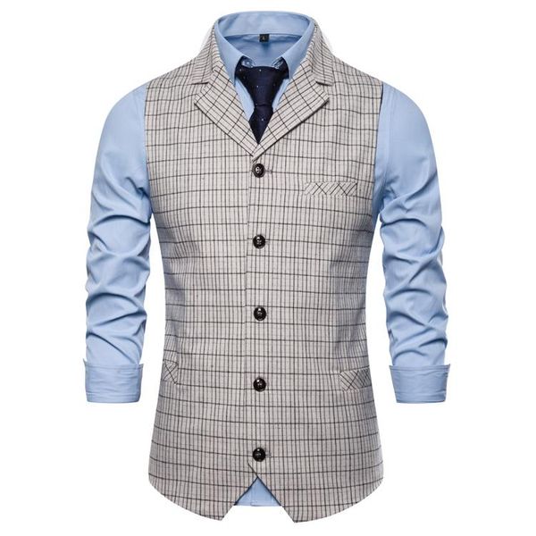 waistcoats & vests for men stage costumes single-breasted plaid vest male unique design grid white coffee new, Black;white
waistcoats & vests for men stage costumes single-breasted plaid vest male unique design grid white coffee new, Black;white