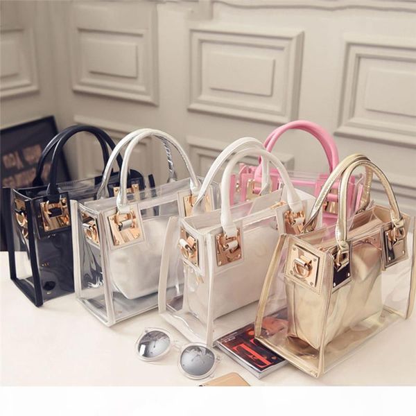 fashion & shoulder bag clear jelly purse women transparent handbag clutch putote
fashion & shoulder bag clear jelly purse women transparent handbag clutch putote