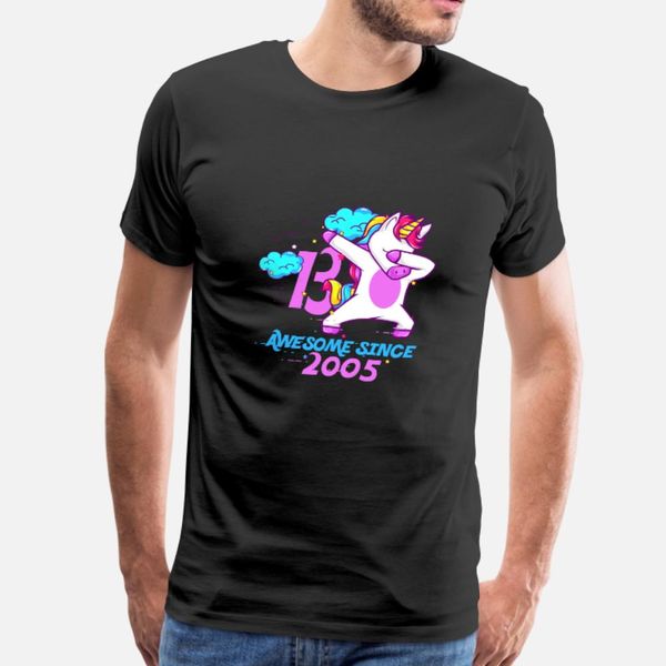 dabbing unicorn awesome since 2005 t shirt men character 100% cotton crew neck pattern anti-wrinkle comfortable spring autumn vintage shirt
dabbing unicorn awesome since 2005 t shirt men character 100% cotton crew neck pattern anti-wrinkle comfortable spring autumn vintage shirt