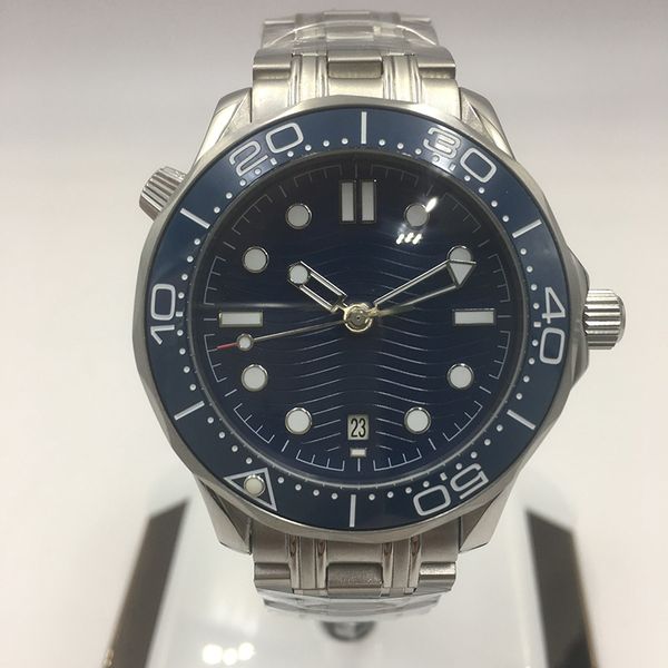blue dial automatic mechanical watch men ceramic bezel date waterproof luminous stainless steel solid bangle 43mm luxury watch, Slivery;brown
blue dial automatic mechanical watch men ceramic bezel date waterproof luminous stainless steel solid bangle 43mm luxury watch, Slivery;brown