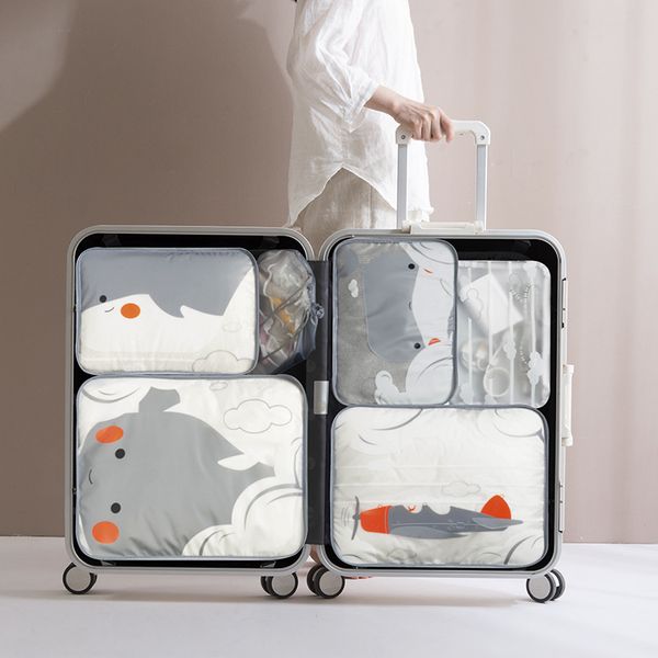storage bags 6pcs travel packaging bag eco friendly clothes organizer whale design set
storage bags 6pcs travel packaging bag eco friendly clothes organizer whale design set