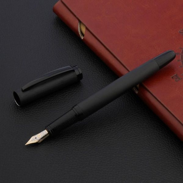 luxury matte color fountain pen metal clip classic ink black pen stationery office school supplies writing gift
luxury matte color fountain pen metal clip classic ink black pen stationery office school supplies writing gift