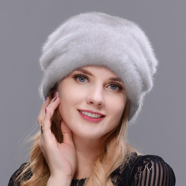 christmas hat mink whole skin making fur cap mink ball no eaves fur hat woman winter warm ear holiday, Blue;gray
christmas hat mink whole skin making fur cap mink ball no eaves fur hat woman winter warm ear holiday, Blue;gray
