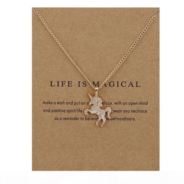 new unicorn horse pendant necklace fashion womens alloy clavicle chain chocker necklace jewelry with lfie is magical, Silver
new unicorn horse pendant necklace fashion womens alloy clavicle chain chocker necklace jewelry with lfie is magical, Silver