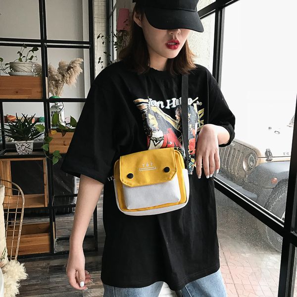 net red messenger bag female wild neutral tide cool handsome contrast color small bag student port wind harajuku diagonal
net red messenger bag female wild neutral tide cool handsome contrast color small bag student port wind harajuku diagonal
