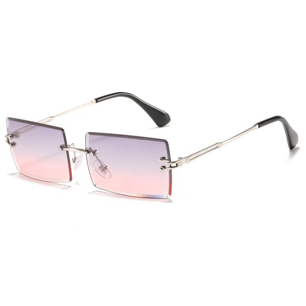 new style frameless trimmed square sunglasses fashion small glasses sunglasses pc lens, White;black
new style frameless trimmed square sunglasses fashion small glasses sunglasses pc lens, White;black