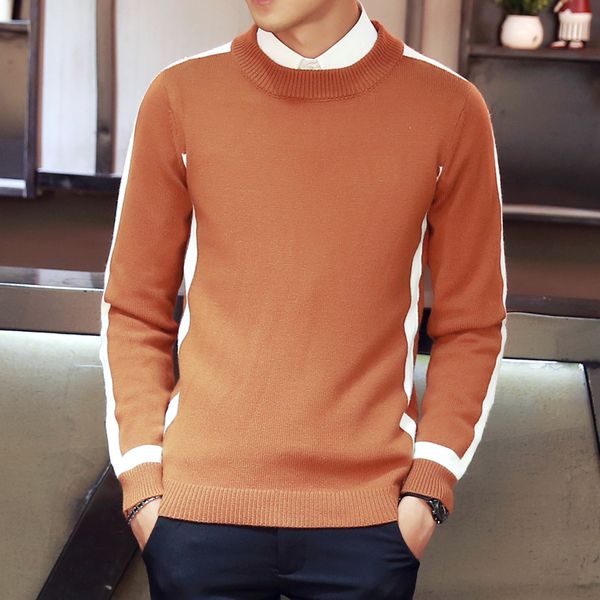 autumn and winter new thickening pullover sweater male o-neck striped slim fit knitting mens sweaters warm casual pullover men, White;black
autumn and winter new thickening pullover sweater male o-neck striped slim fit knitting mens sweaters warm casual pullover men, White;black