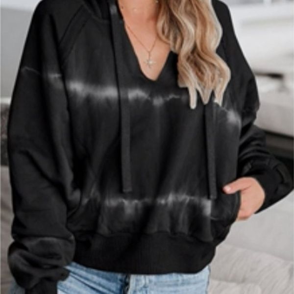 fall fashion splicing pad dyeing printing hoodies long-sleeved v-neck hoodie contrast color style hooded fleece pocket wholesale, Black
fall fashion splicing pad dyeing printing hoodies long-sleeved v-neck hoodie contrast color style hooded fleece pocket wholesale, Black