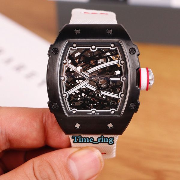 edition rm67-02 skeleton dial black steel case japan miyota automatic movement rm67-02 mens watch white nylon strap designer watches, Slivery;brown
edition rm67-02 skeleton dial black steel case japan miyota automatic movement rm67-02 mens watch white nylon strap designer watches, Slivery;brown