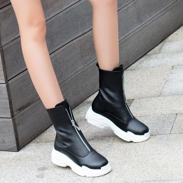 fashion zipper ankle winter shoes women platform boots height increasing ladies outdoor shoes boot plus size 31-46, Black
fashion zipper ankle winter shoes women platform boots height increasing ladies outdoor shoes boot plus size 31-46, Black