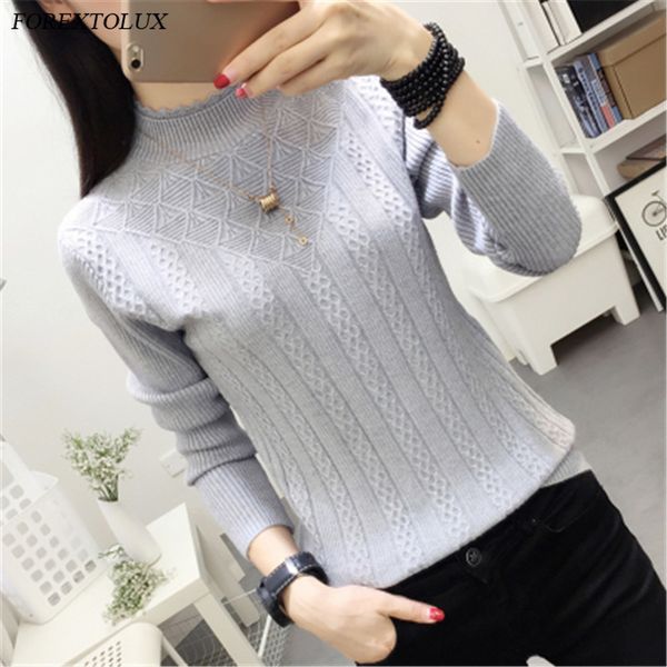 forextolux new fashion 2020 winter women geometric sweater solid half-turtleneck knitted pullover slim fit women grey black, White;black
forextolux new fashion 2020 winter women geometric sweater solid half-turtleneck knitted pullover slim fit women grey black, White;black