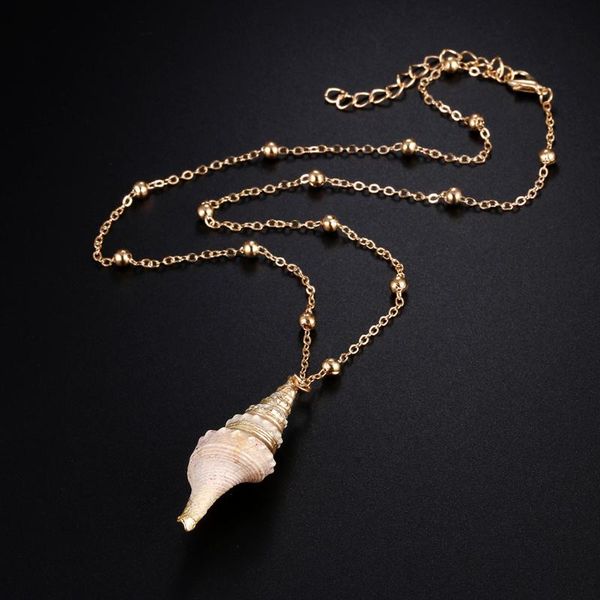 bohemian women necklaces natural shell conch pendant necklace female cowrie choker girl summer sea beach jewelry friendship gift, Silver
bohemian women necklaces natural shell conch pendant necklace female cowrie choker girl summer sea beach jewelry friendship gift, Silver