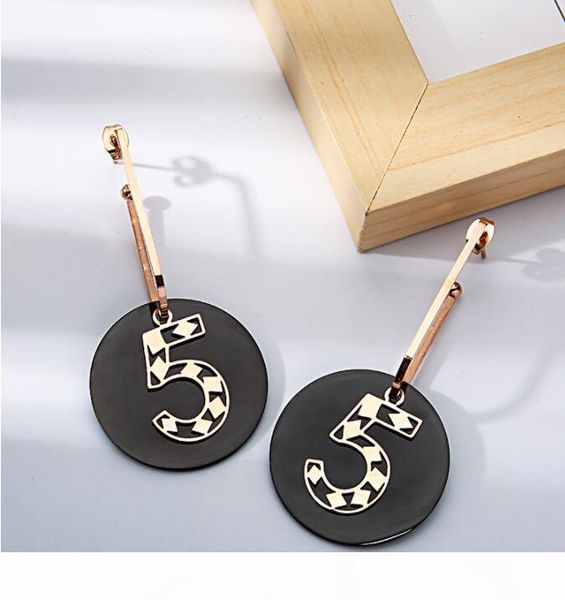 black circle number 5 earrings ladies 2019 tide atmosphere quality wild earrings female korean net red fashion earrings, Gray
black circle number 5 earrings ladies 2019 tide atmosphere quality wild earrings female korean net red fashion earrings, Gray