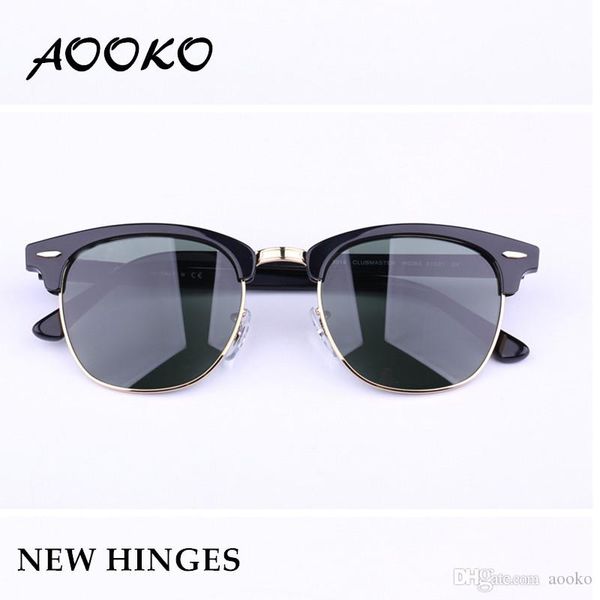 aooko designer pop club fashion sunglasses men sun glasses women retro green g15 gray brown black mercury lens new hinge 49mm 51mm, White;black
aooko designer pop club fashion sunglasses men sun glasses women retro green g15 gray brown black mercury lens new hinge 49mm 51mm, White;black