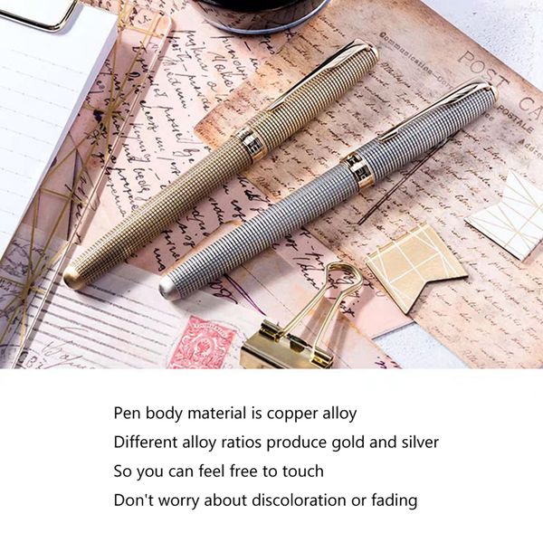 fountain pens 1pcs the classical lattice design pen jinhao 75 f nib gold trim removable ink converter business
fountain pens 1pcs the classical lattice design pen jinhao 75 f nib gold trim removable ink converter business
