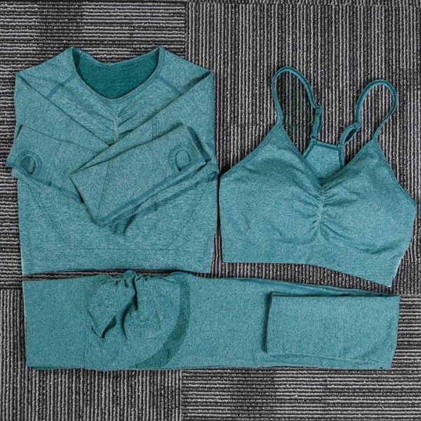 2/3pcs seamless women yoga set workout sportswear gym clothing fitness long sleeve crop high waist leggings sports suits, White;red
2/3pcs seamless women yoga set workout sportswear gym clothing fitness long sleeve crop high waist leggings sports suits, White;red