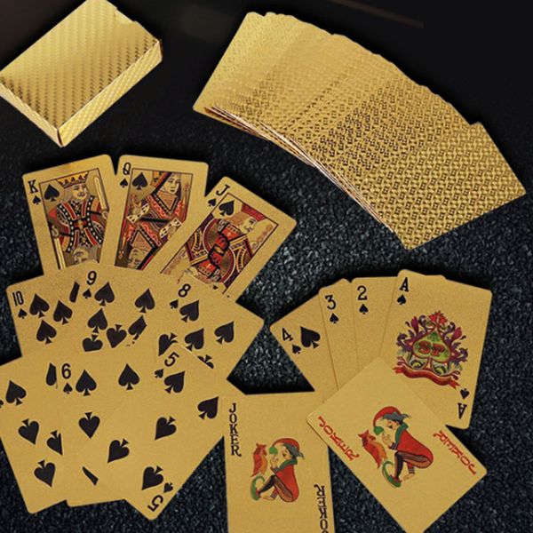 waterproof gold foil playing card, party bar ktv applicable, novelty gifts and toys, washable,not easy to deformation poker
waterproof gold foil playing card, party bar ktv applicable, novelty gifts and toys, washable,not easy to deformation poker