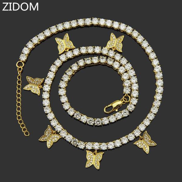 women iced out bling tennis chain with butterfly pendant hiphop necklaces zircon hip hop chains necklace fashion jewelry, Silver
women iced out bling tennis chain with butterfly pendant hiphop necklaces zircon hip hop chains necklace fashion jewelry, Silver