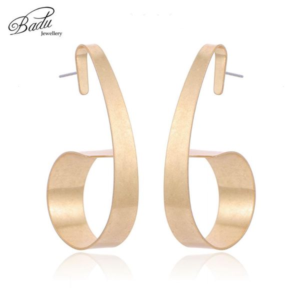 badu gold stud earring twisted metal big punk jewelry wild statement earring studs for women fashion jewelry wholesale, Golden;silver
badu gold stud earring twisted metal big punk jewelry wild statement earring studs for women fashion jewelry wholesale, Golden;silver