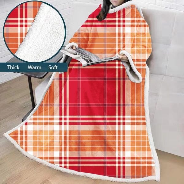 blankets girl long sleeve blanket winter home geometric pattern colorful wearable plush for sofa couch office 127x178cm
blankets girl long sleeve blanket winter home geometric pattern colorful wearable plush for sofa couch office 127x178cm
