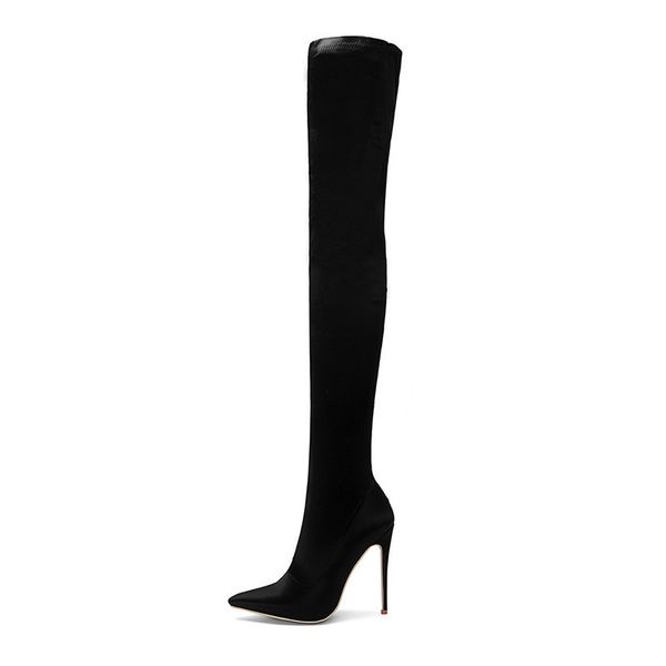 boots yechne party fashion suede leather shoes women over the knee heels stretch flock winter high botas, Black
boots yechne party fashion suede leather shoes women over the knee heels stretch flock winter high botas, Black