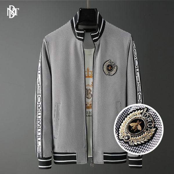 business casual jacket suits autumn 2020 hardware embroidered badge european-style bee pattern street fashion brand mens clothing, Black
business casual jacket suits autumn 2020 hardware embroidered badge european-style bee pattern street fashion brand mens clothing, Black