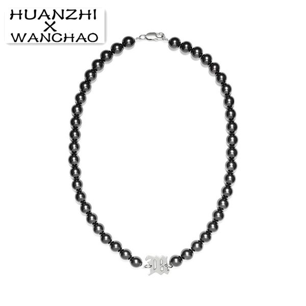 huanzhi jewelry punk clavicle chain choker simulated pearls strand stitching necklace for women white/black gift 2020 ins new, Silver
huanzhi jewelry punk clavicle chain choker simulated pearls strand stitching necklace for women white/black gift 2020 ins new, Silver