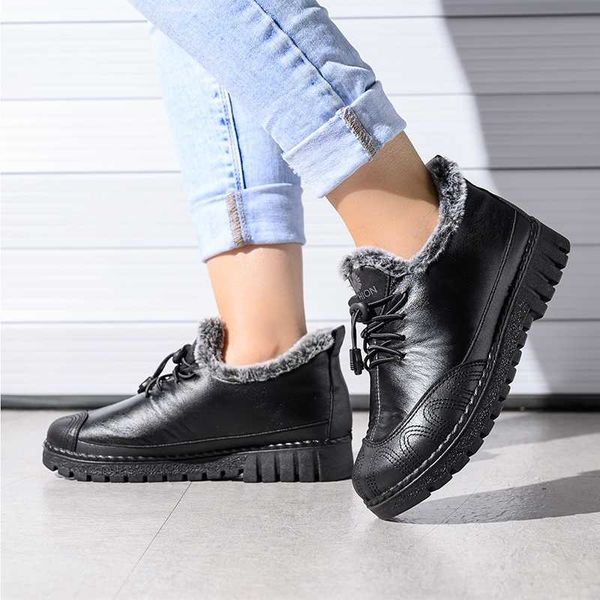 woman snow boots 2020 winter shoes pu leather women's boots waterproof women's shoes super warm ladies slip on, Black
woman snow boots 2020 winter shoes pu leather women's boots waterproof women's shoes super warm ladies slip on, Black