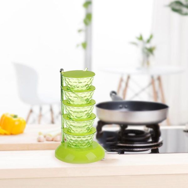 kitchen european crystal rotatable seasoning box creative vertical multi-layer #c
kitchen european crystal rotatable seasoning box creative vertical multi-layer #c