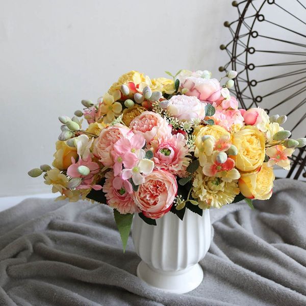 new silk rose pink red peony bouquet artificial flowers 5 big head fake flowers vases for home wedding decoration indoor
new silk rose pink red peony bouquet artificial flowers 5 big head fake flowers vases for home wedding decoration indoor