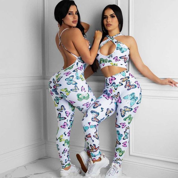 women designer jumpsuit internet celebrity elegant backless suspender butterfly printed one piece trousers ladies yoga tight stretch pants 8, Black;white
women designer jumpsuit internet celebrity elegant backless suspender butterfly printed one piece trousers ladies yoga tight stretch pants 8, Black;white