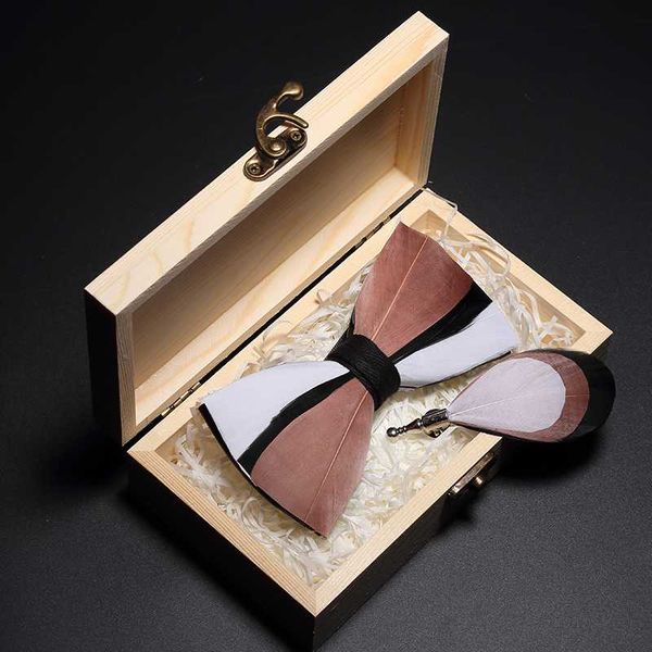jemygins 2020 new pink fashion handmade men's feather and leather bow tie brooch set pre-tie bow tie wedding party gift box, Blue;purple
jemygins 2020 new pink fashion handmade men's feather and leather bow tie brooch set pre-tie bow tie wedding party gift box, Blue;purple