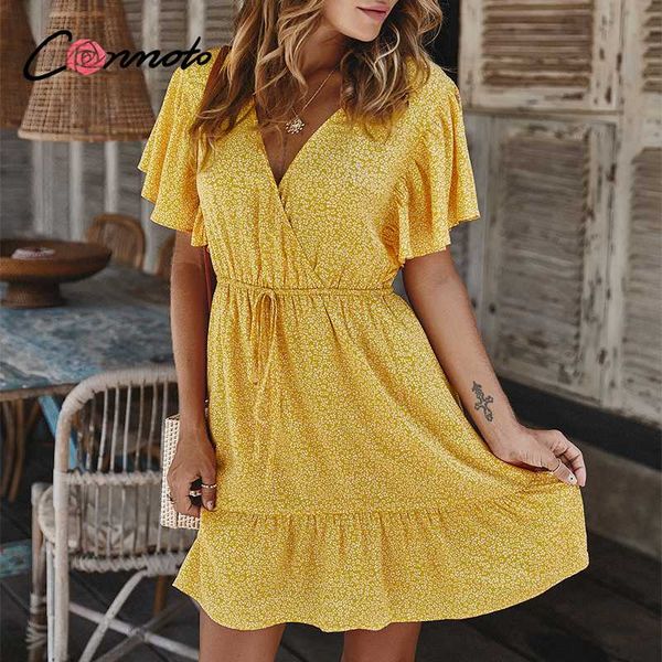 conmoto summer beach ruffles dot casual short dresses women plus size femme robe dress 4 colors beach ladies dresses vestidos, Black;gray
conmoto summer beach ruffles dot casual short dresses women plus size femme robe dress 4 colors beach ladies dresses vestidos, Black;gray