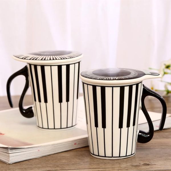 water cup to cup creative music lovers mark note keyboard with cover coffee ceramics
water cup to cup creative music lovers mark note keyboard with cover coffee ceramics
