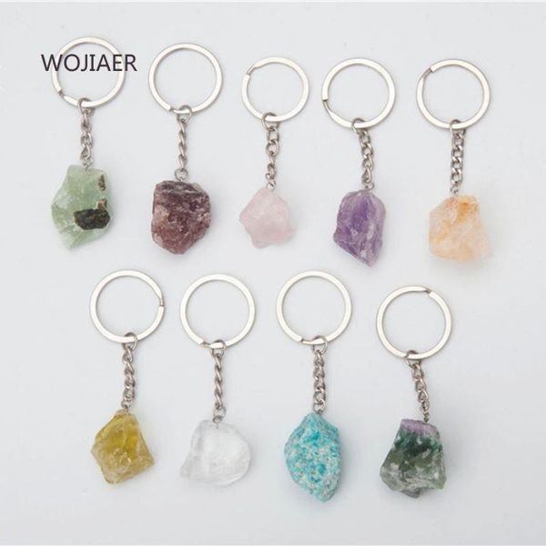 wojiaer natural rough stone keychains irregular handmade pendant white crystal opal for diy car key rings chains zbm056, Silver
wojiaer natural rough stone keychains irregular handmade pendant white crystal opal for diy car key rings chains zbm056, Silver