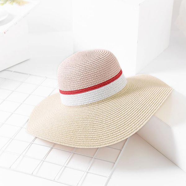 2020 New Stylish Fashion Cap Woman Temperament Flat Straw Hat Beach Foldable Seaside Travel Leisure Hat, Blue;gray
2020 New Stylish Fashion Cap Woman Temperament Flat Straw Hat Beach Foldable Seaside Travel Leisure Hat, Blue;gray