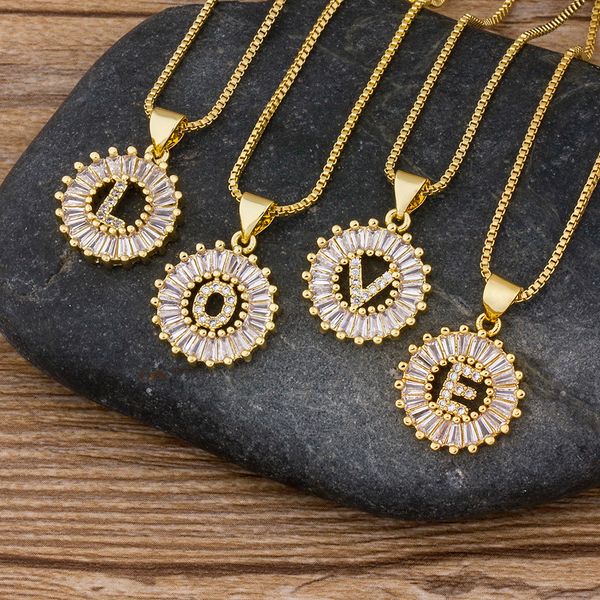 26/lot wholesale a-z initial letters necklace gold silver color chain necklaces cz crystal pendant name jewelry gift 
26/lot wholesale a-z initial letters necklace gold silver color chain necklaces cz crystal pendant name jewelry gift