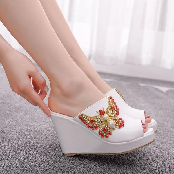women sweet crystal bow fish mouth slanted heel slippers women large size slipper 41 ladies platform rome high heels sandals, Black
women sweet crystal bow fish mouth slanted heel slippers women large size slipper 41 ladies platform rome high heels sandals, Black