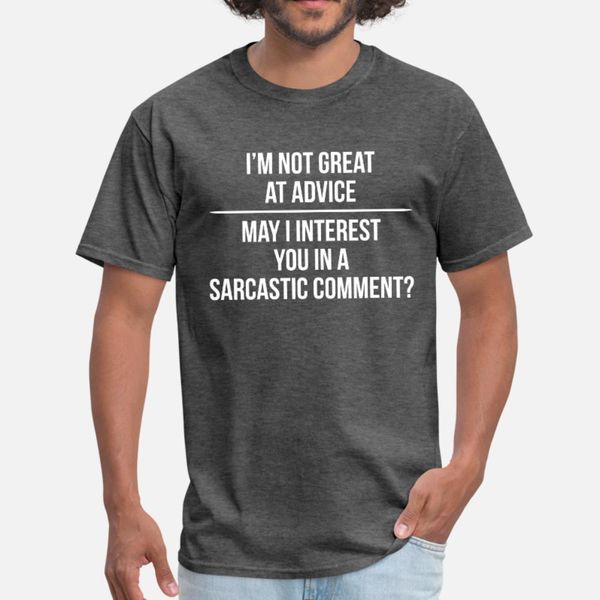 funny sarcastic comment humor t shirt men print cotton euro size s-3xl formal famous basic spring trend shirt
funny sarcastic comment humor t shirt men print cotton euro size s-3xl formal famous basic spring trend shirt