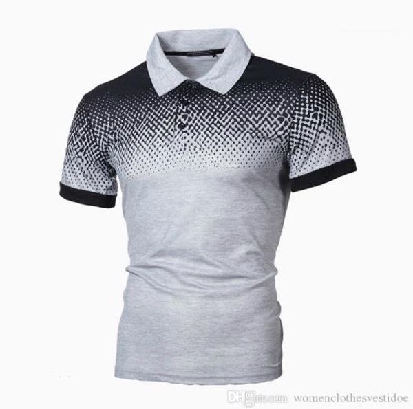 polo shirts fashion gradient slim tees casual short sleeves panelled t-shirts men clothing men designer printed, White;black
polo shirts fashion gradient slim tees casual short sleeves panelled t-shirts men clothing men designer printed, White;black