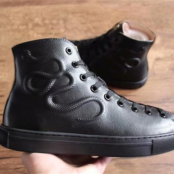 designer high-mens women casual shoes genuine leather metal tiger snake sneaker for men women size 35-46 t01 comfortable shoes, Black
designer high-mens women casual shoes genuine leather metal tiger snake sneaker for men women size 35-46 t01 comfortable shoes, Black