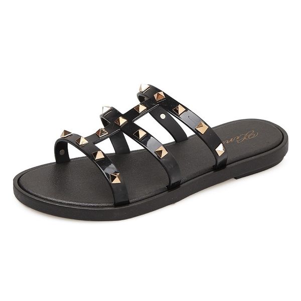 2020 fashion slippers women's summer beach shoes riveting nail women's slipper sandals shoes slipper women, Black
2020 fashion slippers women's summer beach shoes riveting nail women's slipper sandals shoes slipper women, Black