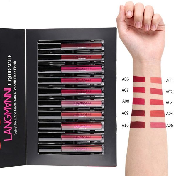 10pcs matte liquid lipstick set velvet waterproof lips long lasting lipstick cosmetics makeup lip gloss set
10pcs matte liquid lipstick set velvet waterproof lips long lasting lipstick cosmetics makeup lip gloss set