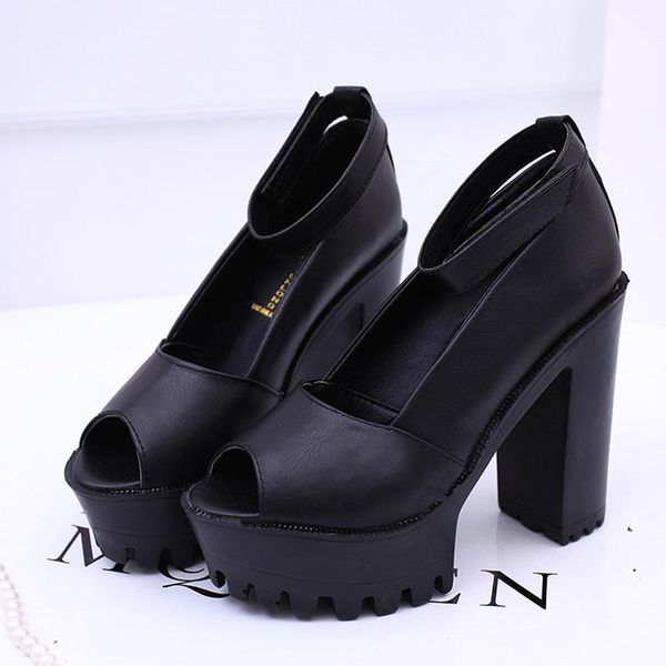 high heels sandals women shoes 2020 female fish mouth solid shoes woman sandals pu summer casual non slip platform, Black
high heels sandals women shoes 2020 female fish mouth solid shoes woman sandals pu summer casual non slip platform, Black