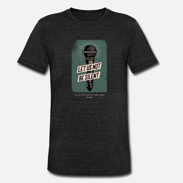 let us not be silent t shirt men designer 100% cotton size s-3xl formal cute fashion spring normal shirt
let us not be silent t shirt men designer 100% cotton size s-3xl formal cute fashion spring normal shirt