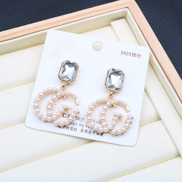 2020 fashion trend personality exaggerated earrings fashion pearl crystal earrings european and american jewelry jewelry, Silver
2020 fashion trend personality exaggerated earrings fashion pearl crystal earrings european and american jewelry jewelry, Silver