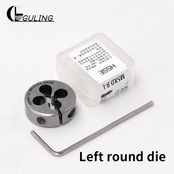 guling 1pcs round metric thread die tap size m2-m16 left hand thread hsse round threading dies tool for machining
guling 1pcs round metric thread die tap size m2-m16 left hand thread hsse round threading dies tool for machining