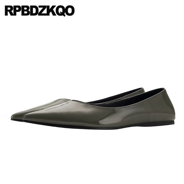 china shallow designer shoes women luxury 2020 ladies pointed toe chinese patent leather flats slip on green large size fashion, Black
china shallow designer shoes women luxury 2020 ladies pointed toe chinese patent leather flats slip on green large size fashion, Black